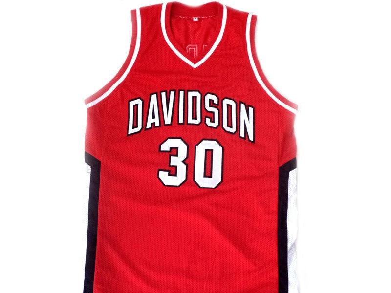 Stephen Curry Jersey #30 Davidson College Wildcats New Basketball Red by My store basketball