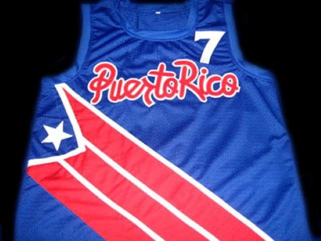 Carlos Arroyo Jersey #7 Puerto Rico Basketball Blue by My store basketball