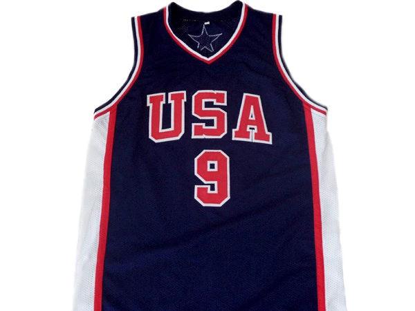 Vince Carter Jersey #9 Team USA BasketBall Navy Blue by My store basketball