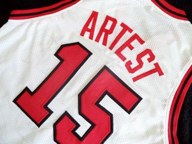 Ron Artest Jersey #15 St John's University Basketball White by My store basketball