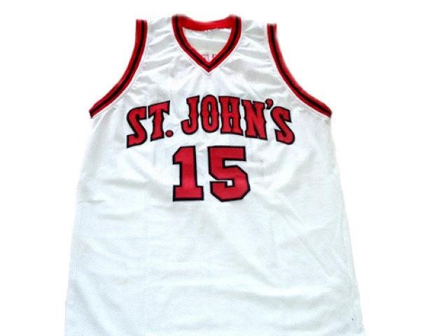 Ron Artest Jersey #15 St John's University Basketball White by My store basketball