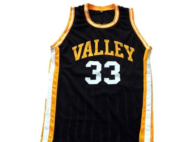 Larry Bird Jersey #33 Valley High School Basketball Black by My store basketball
