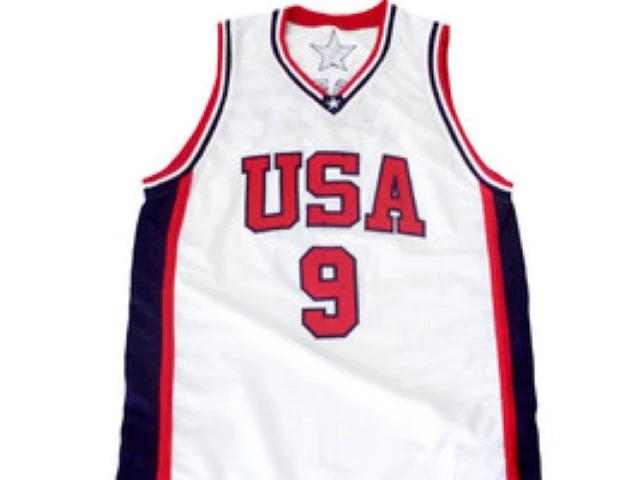 Vince Carter Jersey #9 Team USA BasketBall White by My store basketball