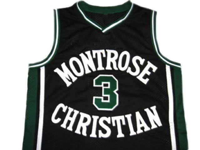 Kevin Durant Jersey #3 Montrose Christian Basketball New Sewn Black by My store basketball
