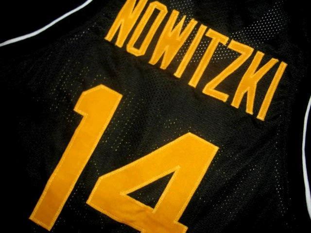 Dirk Nowitzki Jersey #14 Team Deutschland Germany Basketball Black by My store basketball