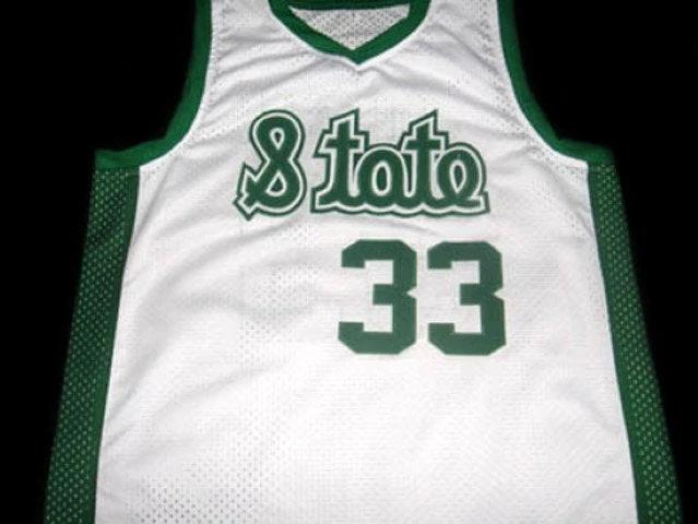 Magic Johnson Jersey #33 Michigan State Basketball White by My store basketball