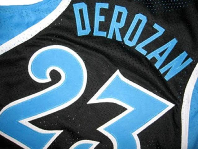 Demar Derozan Jersey #23 Compton High School Basketball Black by My store basketball