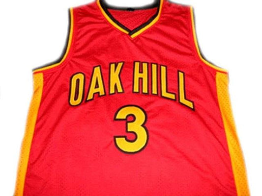 Brandon Jennings Jersey #3 Oak Hill High School Basketball Red by My store basketball