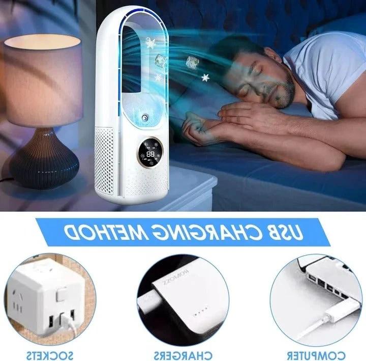 Blade-Free Silent Portable Air Conditioner by BowLift