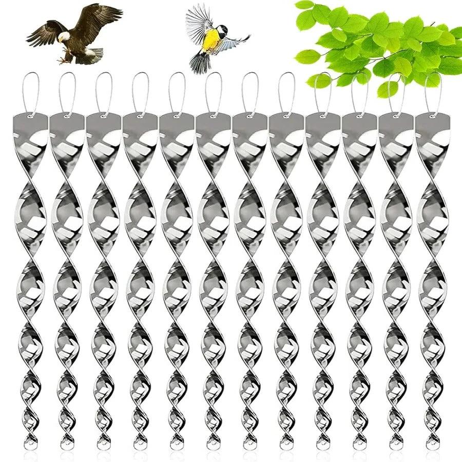 Reflective Bird Deterrent Spiral Rod by BowLift
