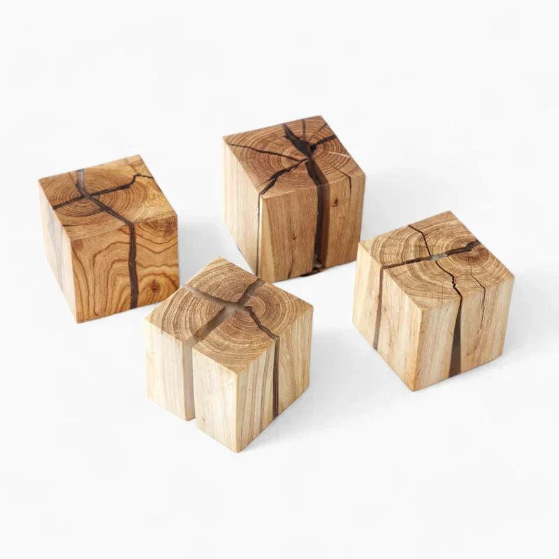 CrackLumen - Unique rustic cracked table lamp Bowlift by Bowlift