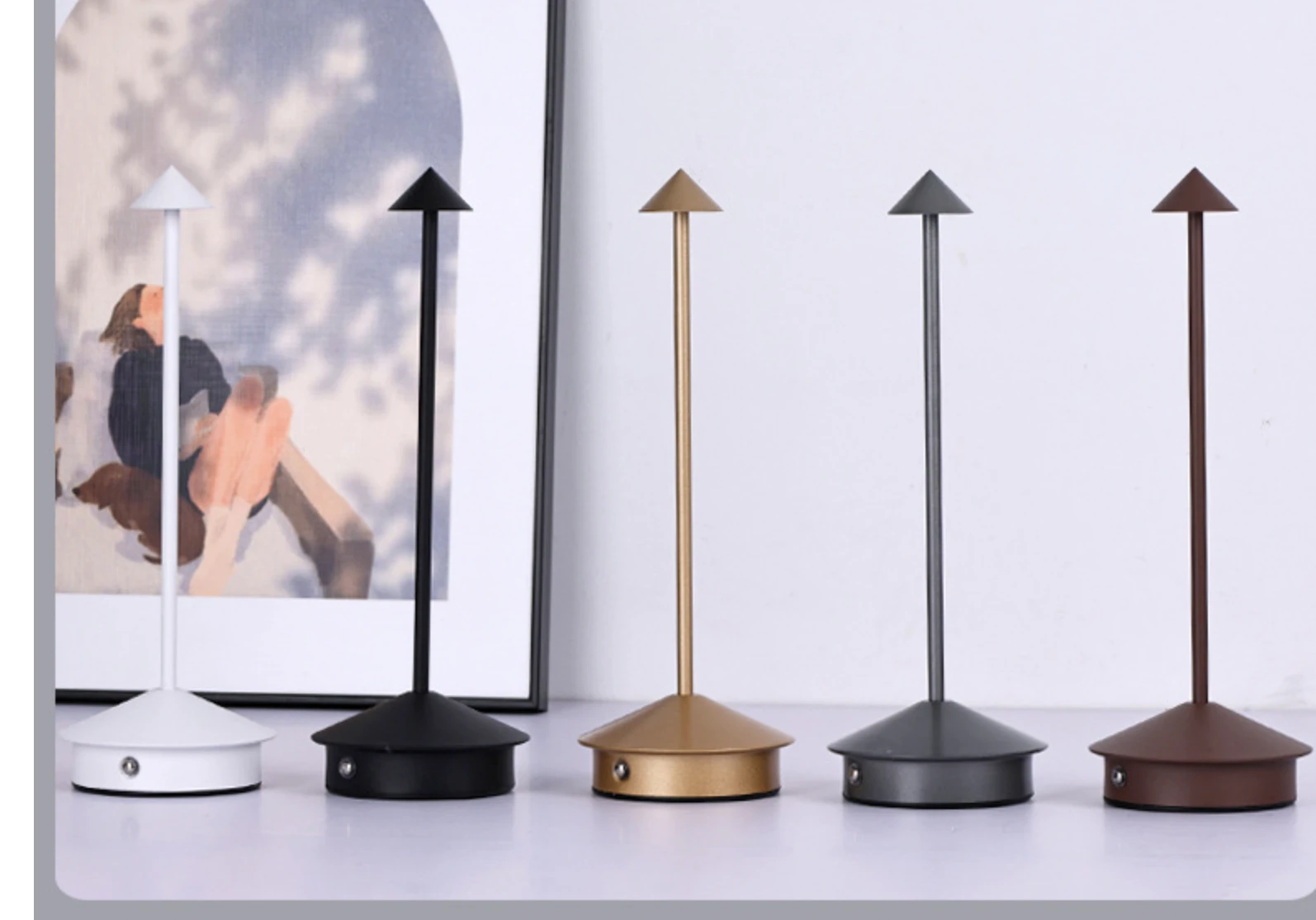 ZenLume | Minimalistic waterproof and dimmable wireless LED table lamp Bowlift by Bowlift