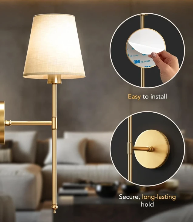 Wireless Wall Sconce Bowlift by Bowlift