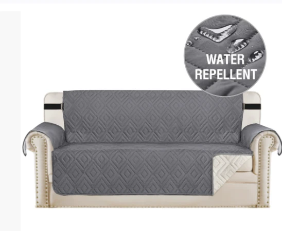 Quilted Sofa Cover Pet Protector Throw Waterproof Sofa Slip Covers 1/2/3 Settee Bowlift by Bowlift