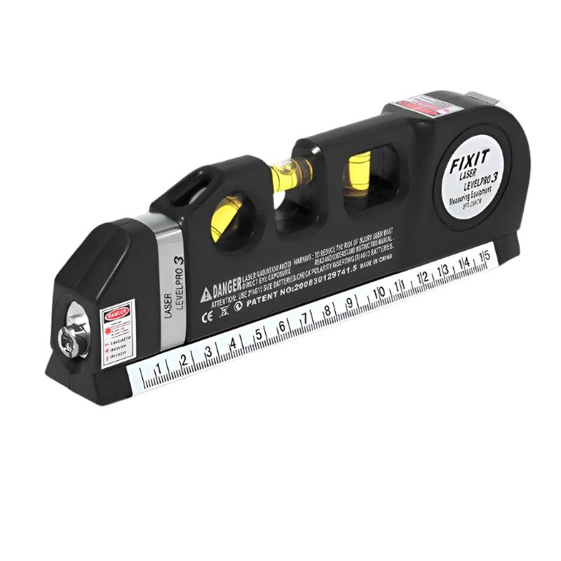 in-1 Tool – Laser Level with Ruler, Level, and Protractor Bowlift by Bowlift