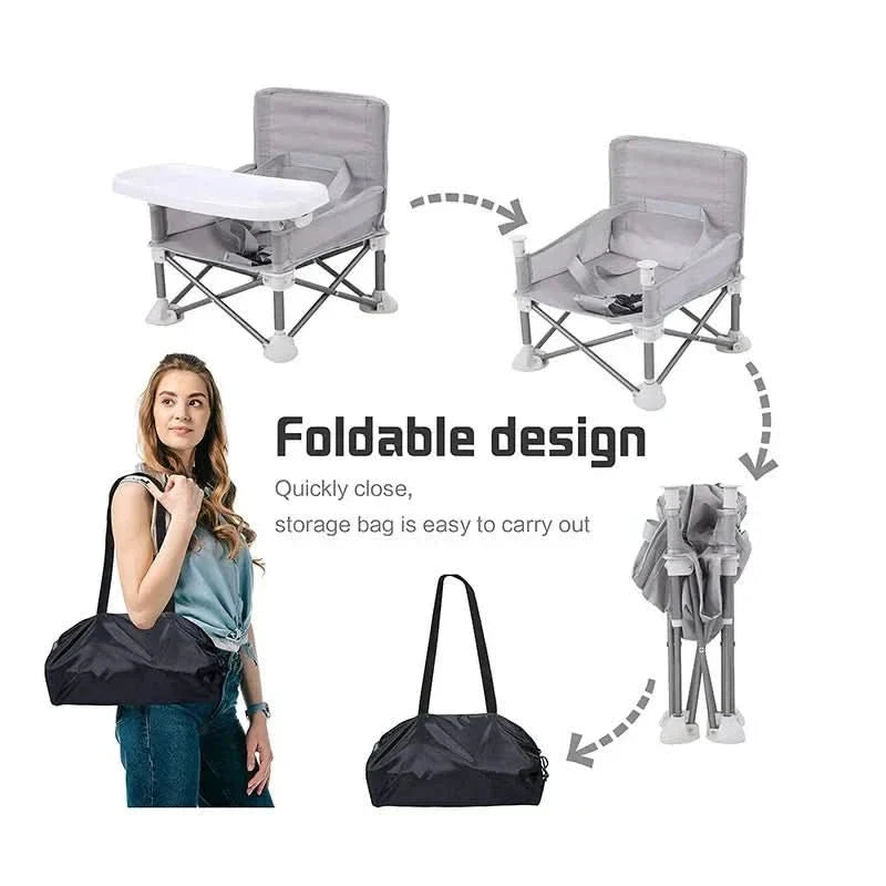 BabyGo Seat – Portable high chair for safe seating on the go by BowLift