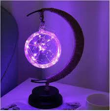 LED Lunar Lamp - Enchanted Moon Night Light for Bedroom, Nursery & Home Decor by BowLift