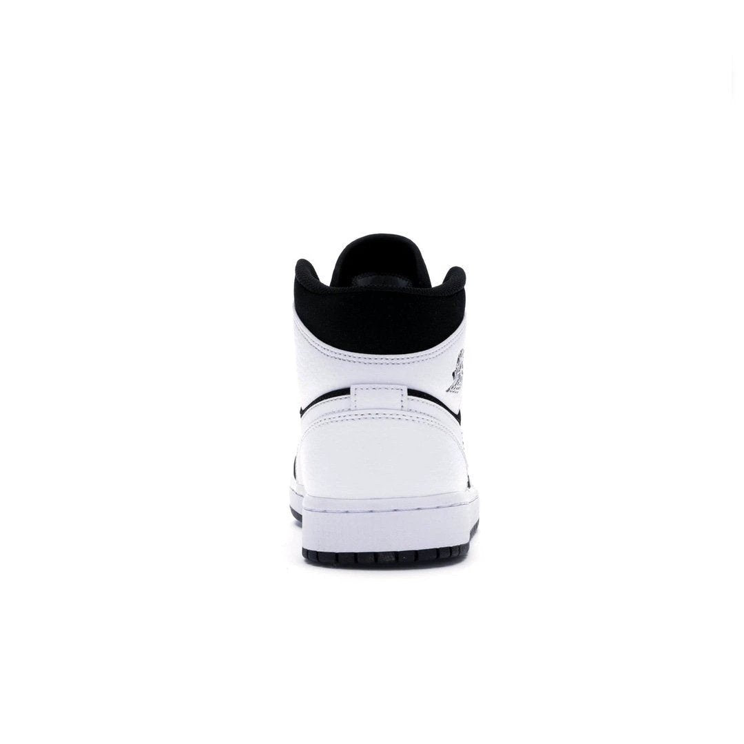 Air Jordan 1 Mid White Black by Air Jordan