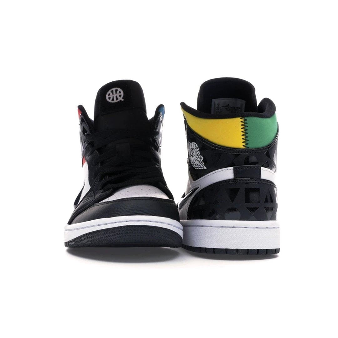 Air Jordan 1 Mid Quai54 Red Yellow (2019) by Air Jordan