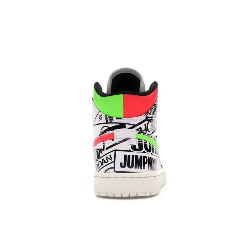Air Jordan 1 Mid All Over Logos by Air Jordan