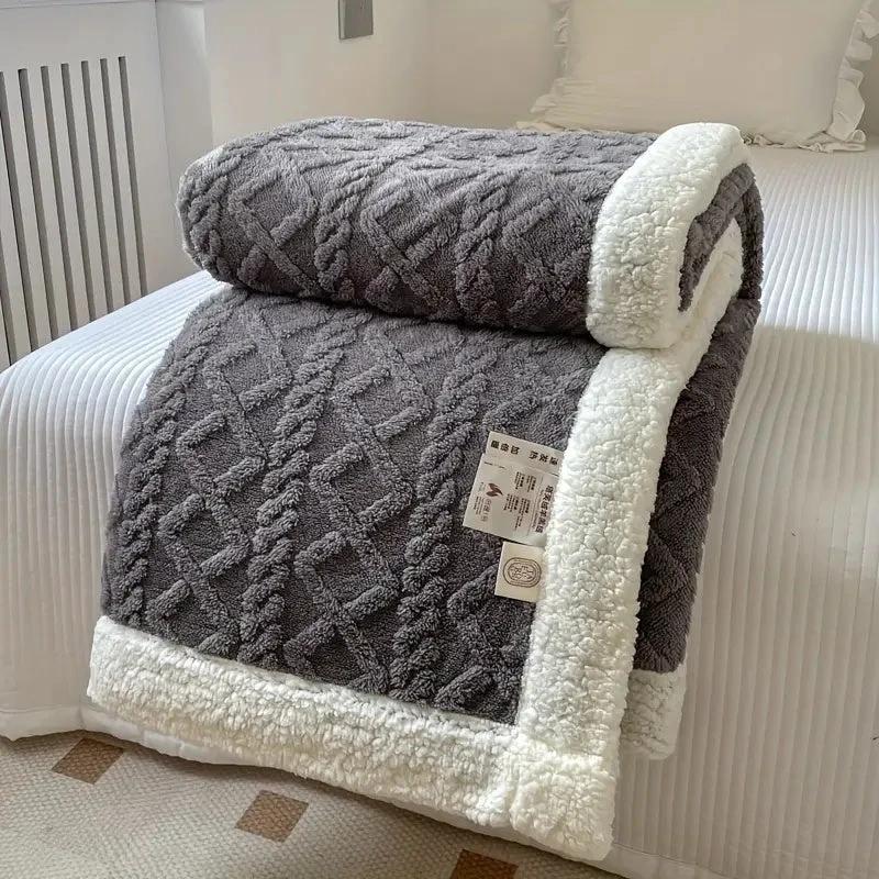 Snuggle Sherpa Blanket by Casa & Beyond