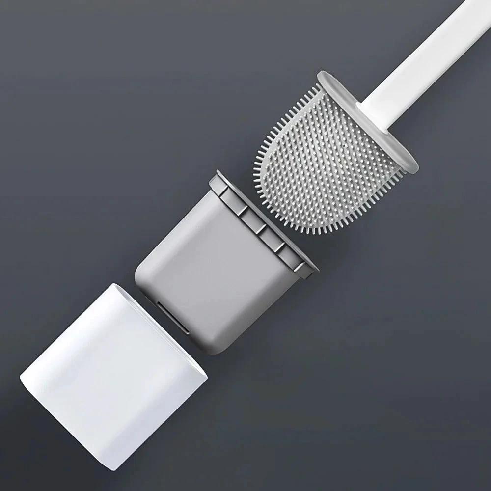 Clean Silicone Toilet Brush by Casa & Beyond