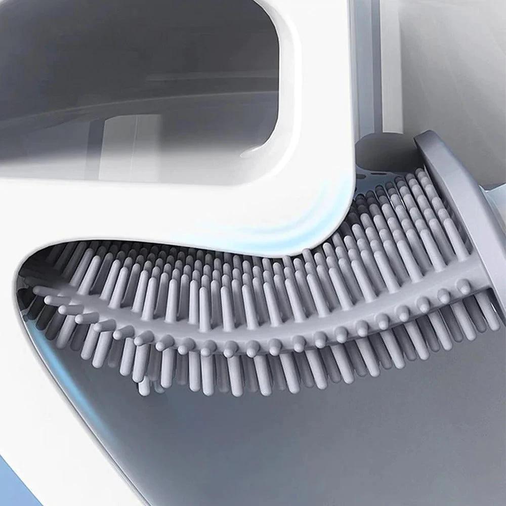 Clean Silicone Toilet Brush by Casa & Beyond