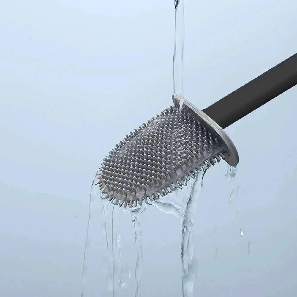 Clean Silicone Toilet Brush by Casa & Beyond