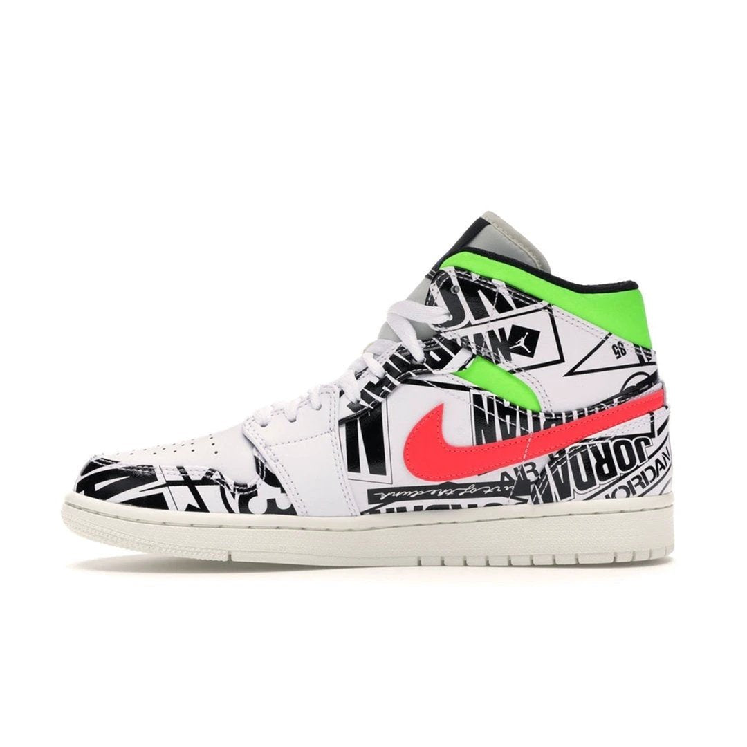 Air Jordan 1 Mid All Over Logos by Air Jordan