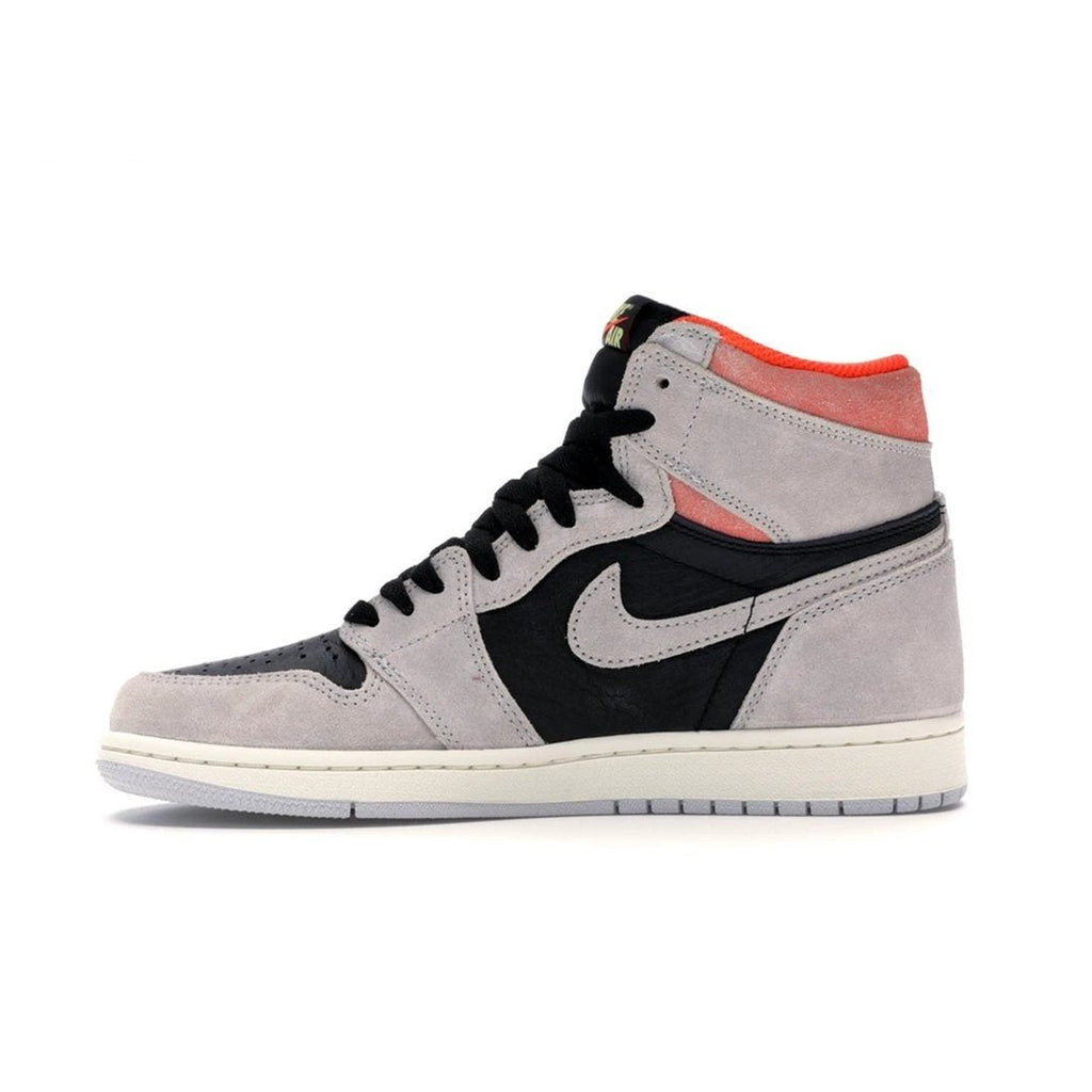 Air Jordan 1 Retro High Neutral Grey Hyper Crimson by Air Jordan