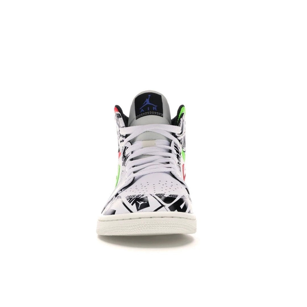 Air Jordan 1 Mid All Over Logos by Air Jordan