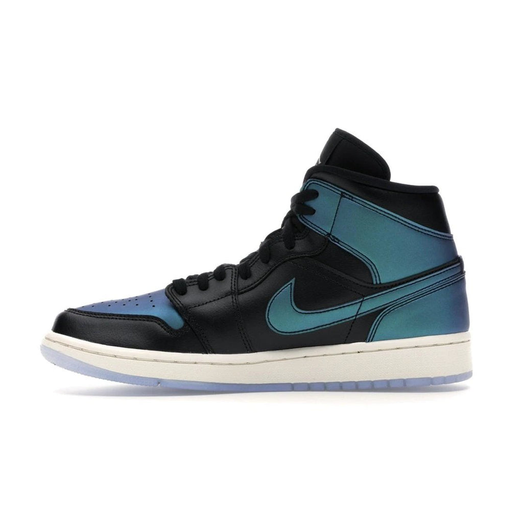 Air Jordan 1 Mid Iridescent Black (W) by Air Jordan