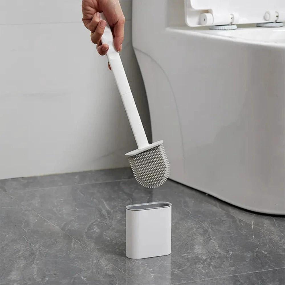 Clean Silicone Toilet Brush by Casa & Beyond