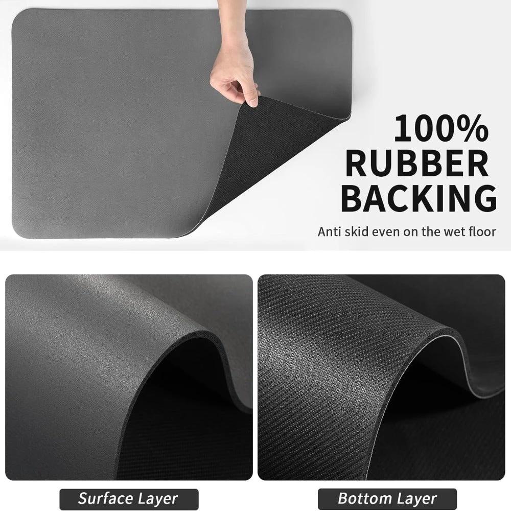 Quick Dry Kitchen Dish Mat | Highly Absorbent by Casa & Beyond