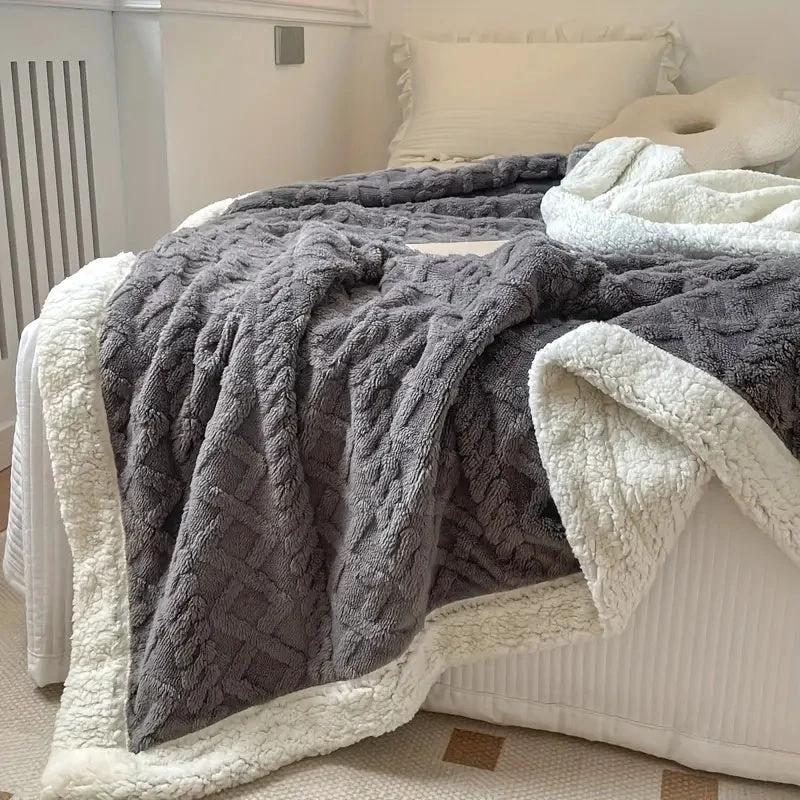 Snuggle Sherpa Blanket by Casa & Beyond