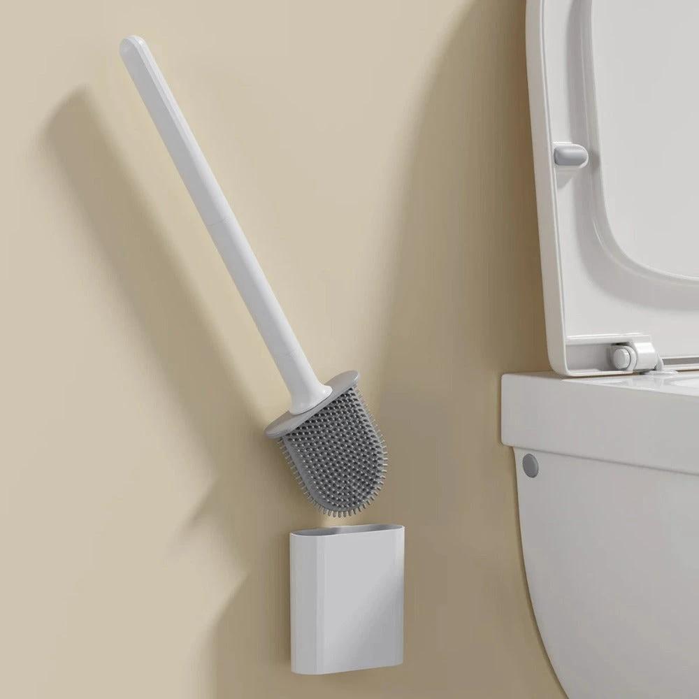 Clean Silicone Toilet Brush by Casa & Beyond