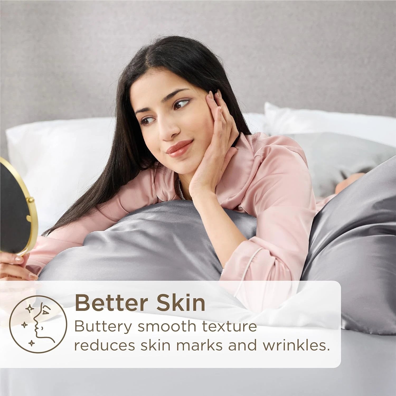 Skin Recovering Mulberry Silk Pillowcase - Twin Pack by Casa & Beyond
