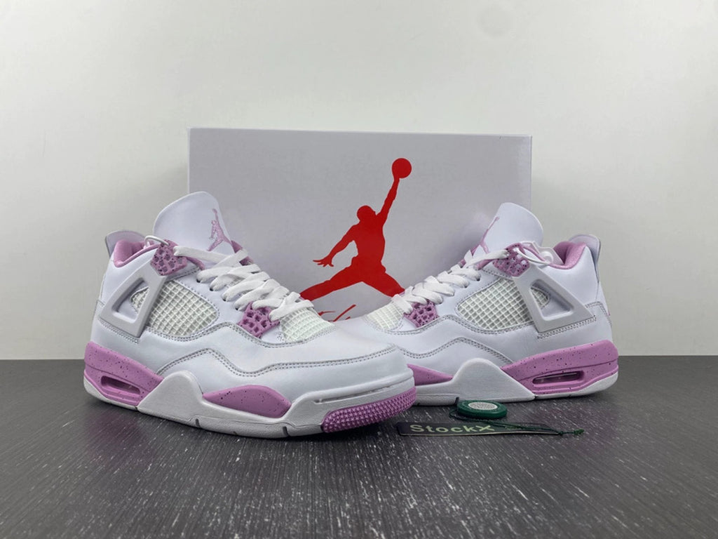 Air Jordan 4 White Pink by Air Jordan
