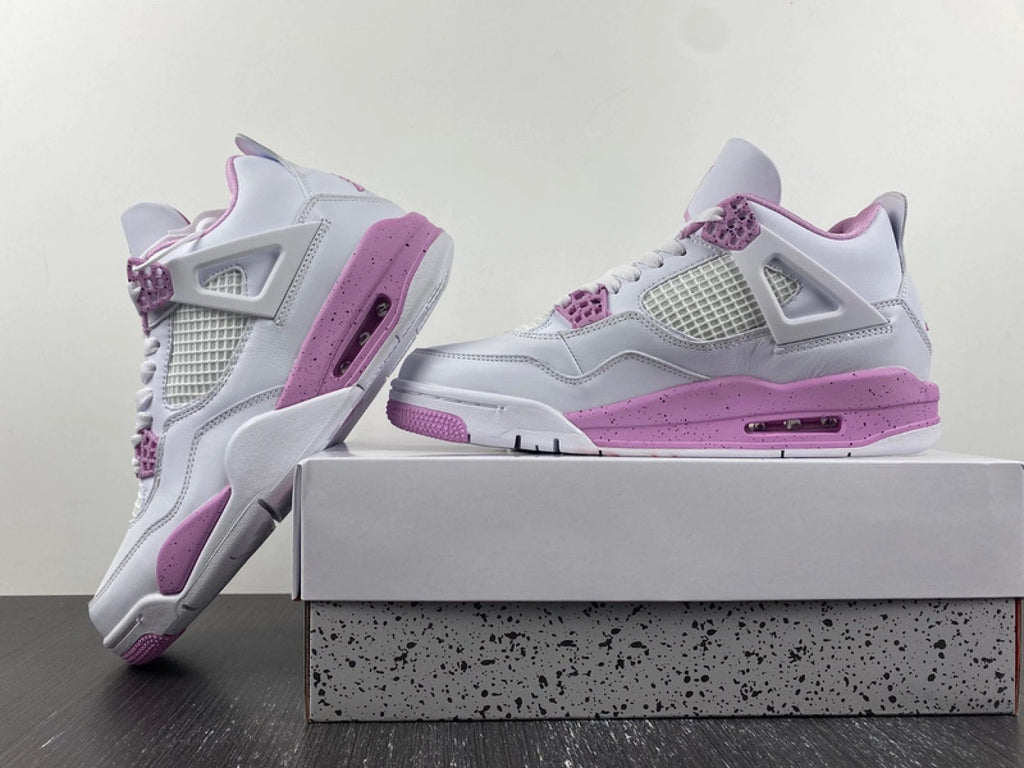 Air Jordan 4 White Pink by Air Jordan