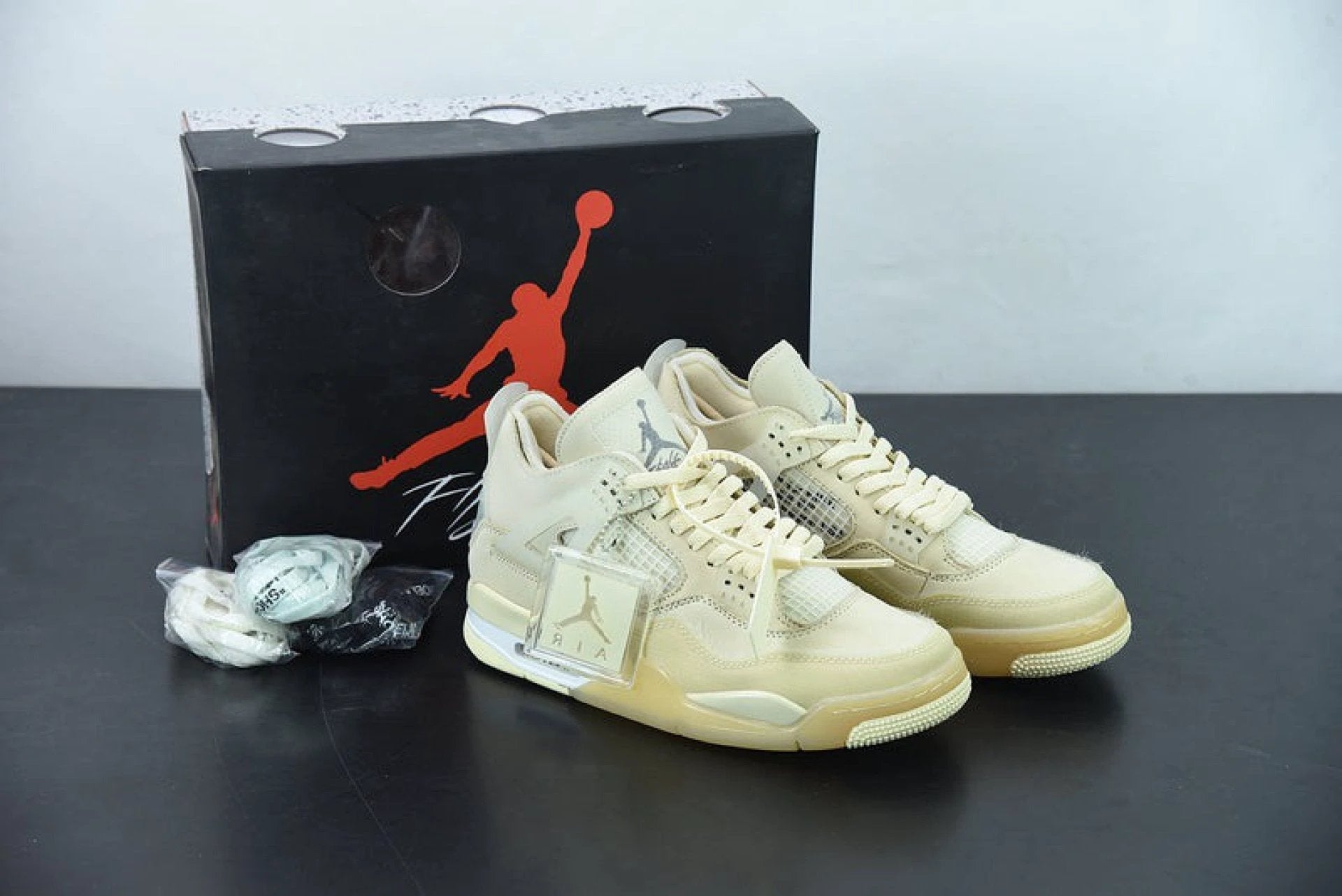 Air Jordan 4 Retro Off-White Sail by Air Jordan