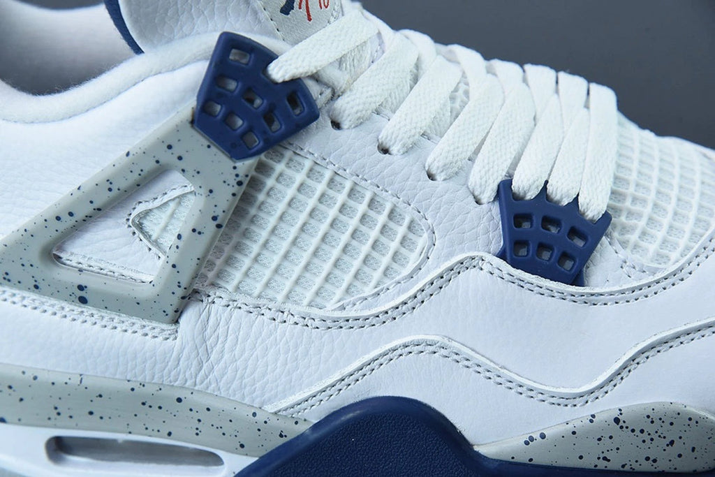 Air Jordan 4 Retro White Midnight Navy by Air Jordan