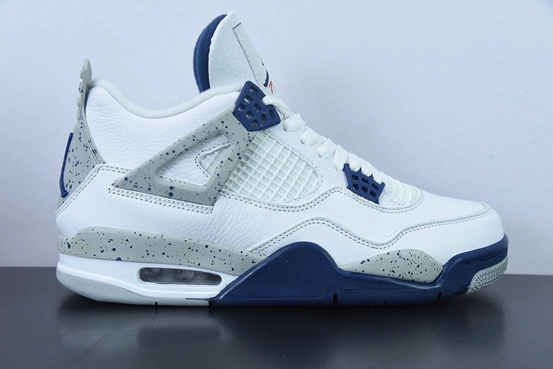 Air Jordan 4 Retro White Midnight Navy by Air Jordan