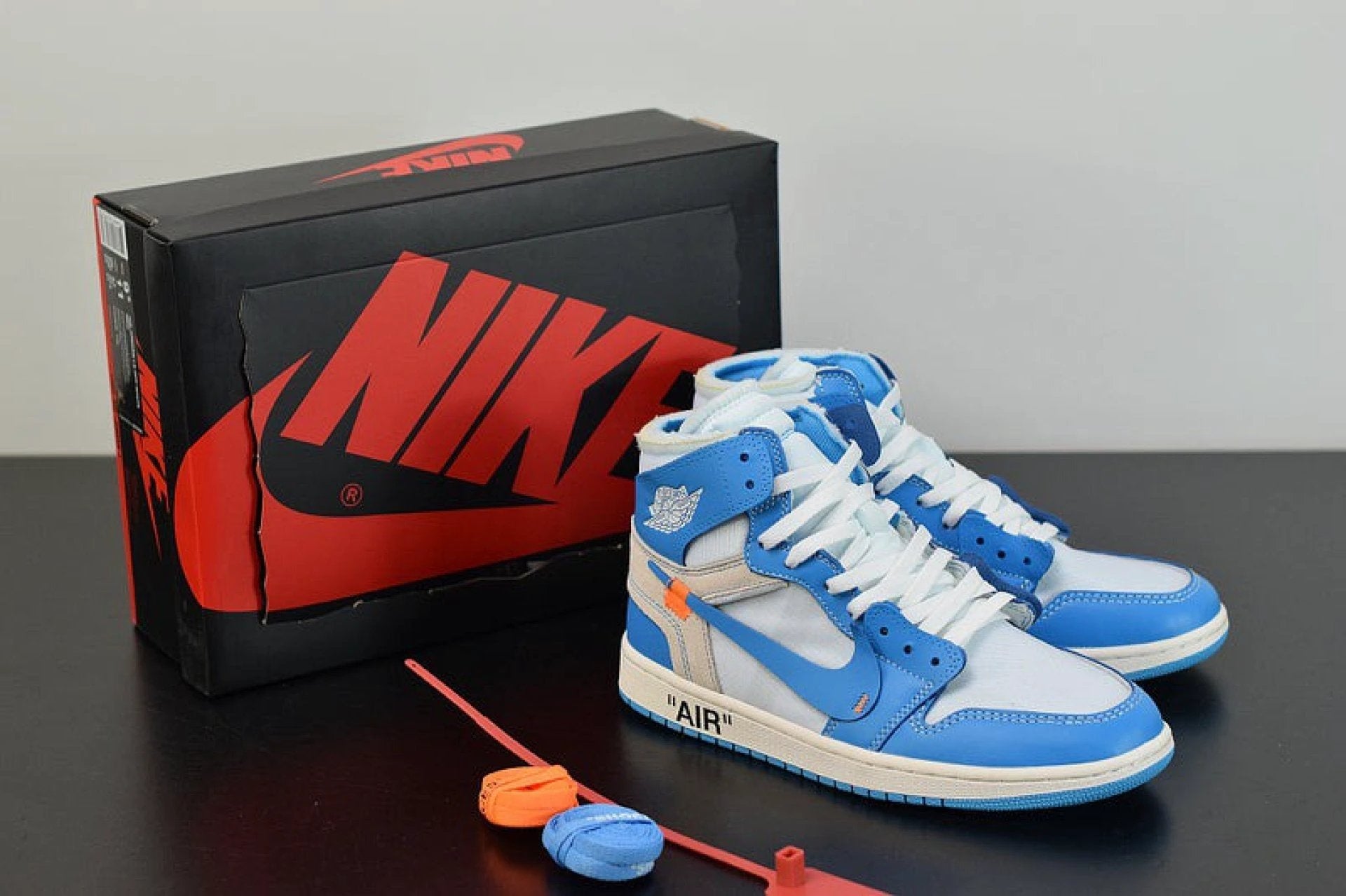 Air Jordan 1 Retro High Off-White University Blue by Air Jordan