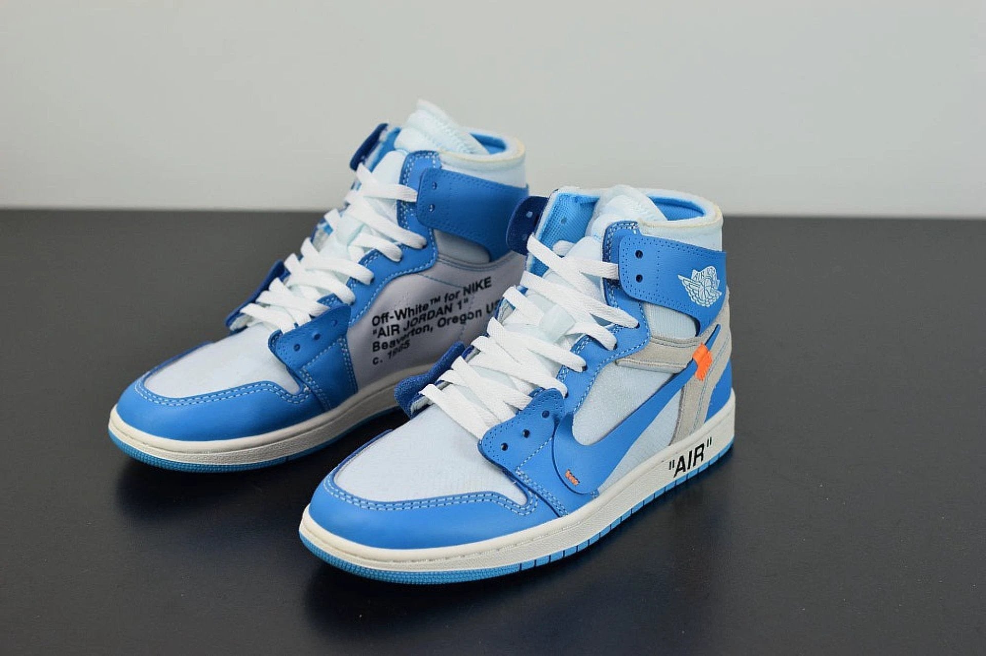 Air Jordan 1 Retro High Off-White University Blue by Air Jordan