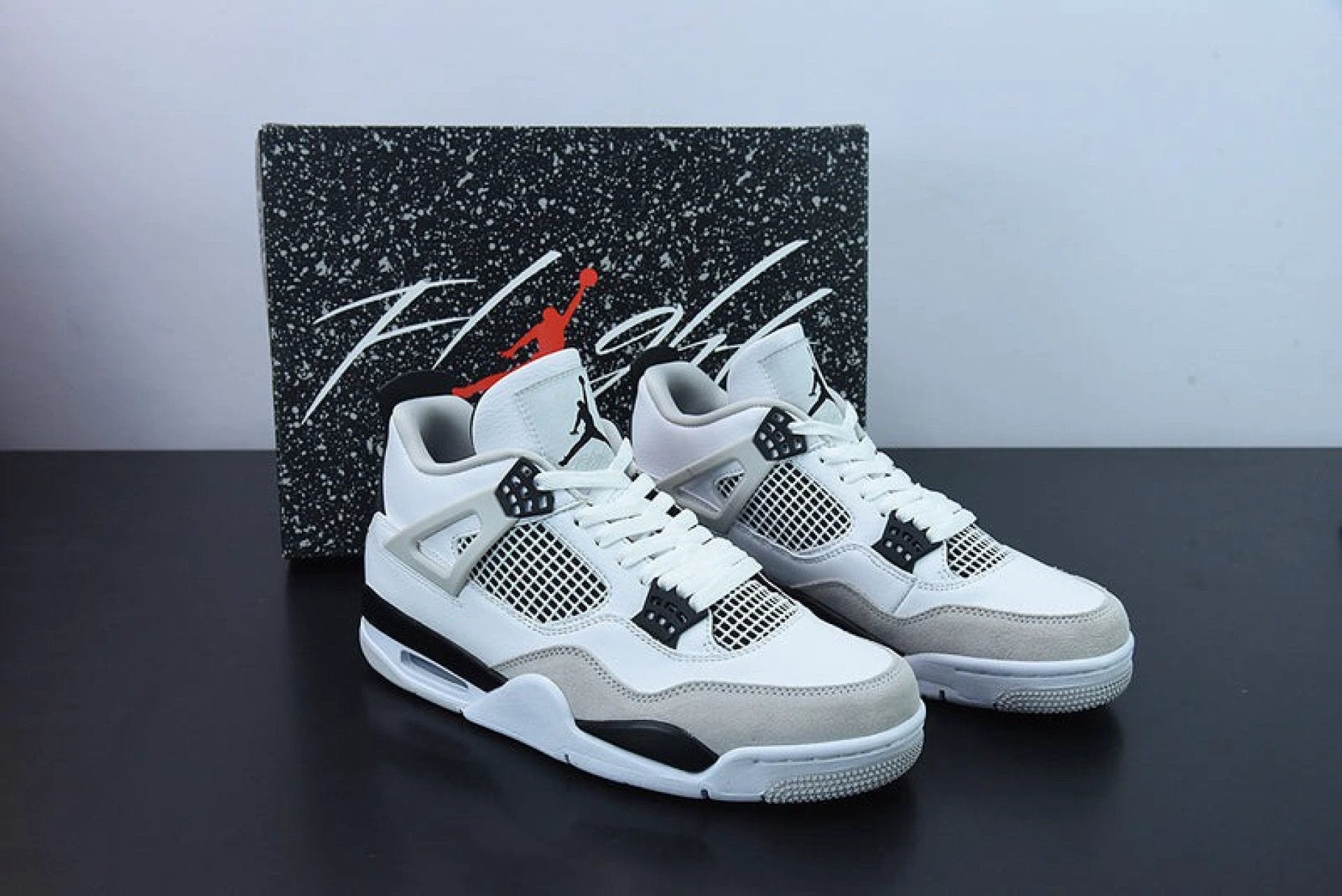Air Jordan 4 Retro Military Black by Air Jordan