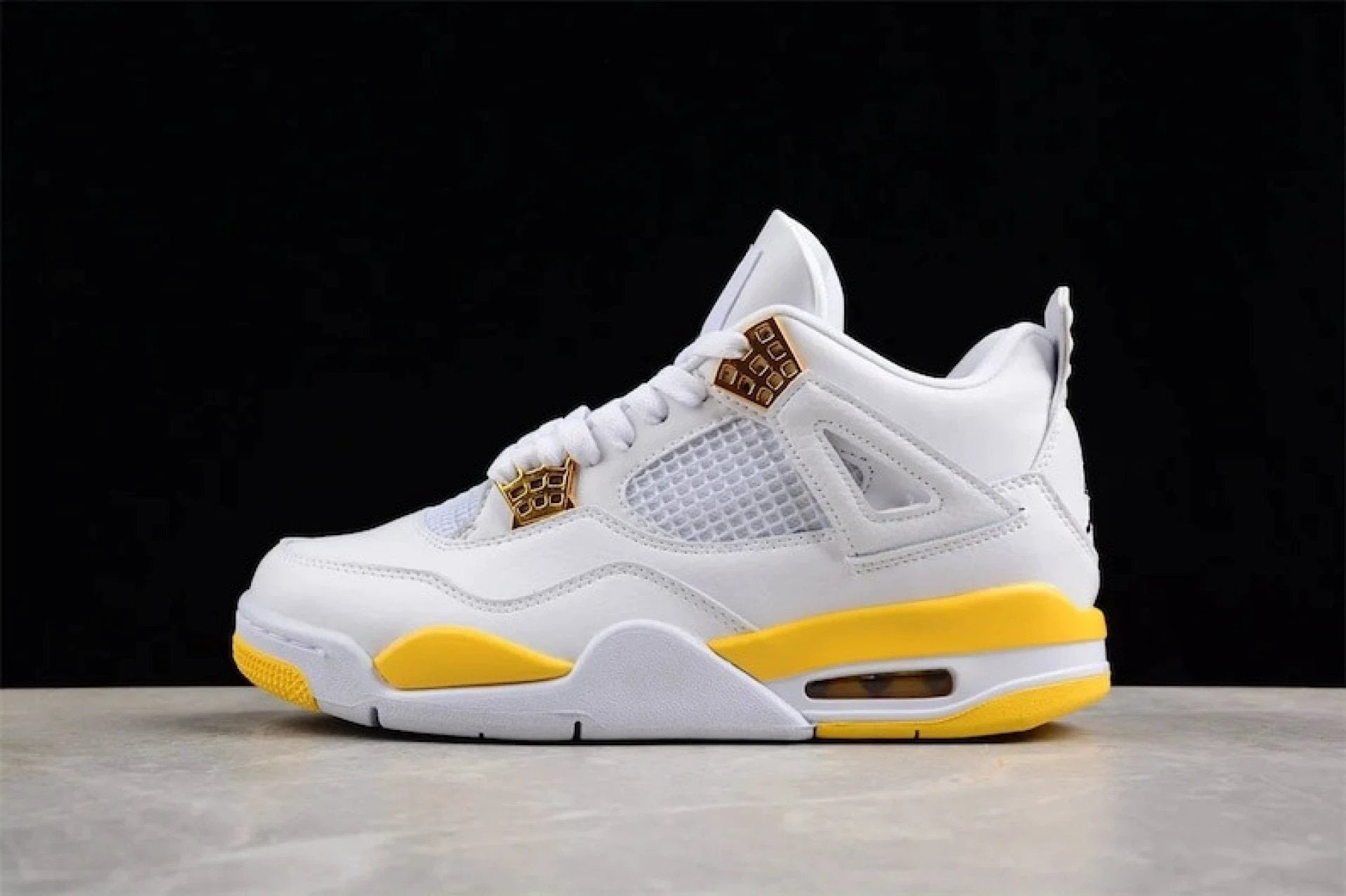 Air Jordan 4 WMNS Vivid Sulfur Unisex Sneaker by Air Jordan