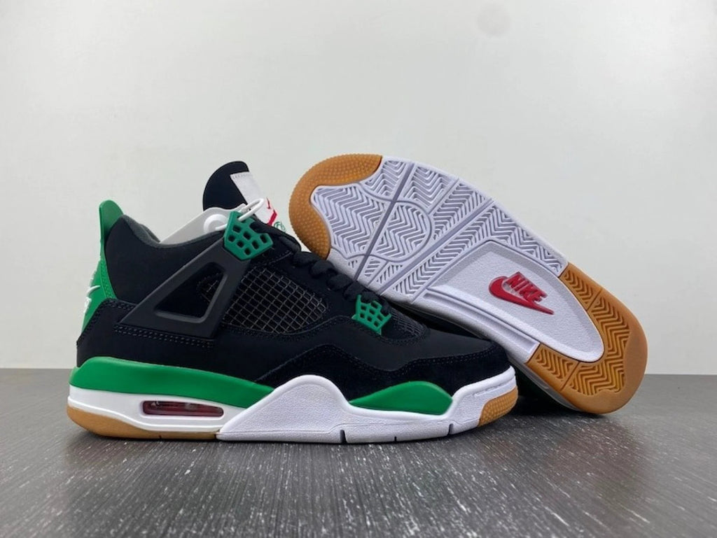 Air Jordan 4 Retro SB Black & Green Unisex Sneaker by Air Jordan