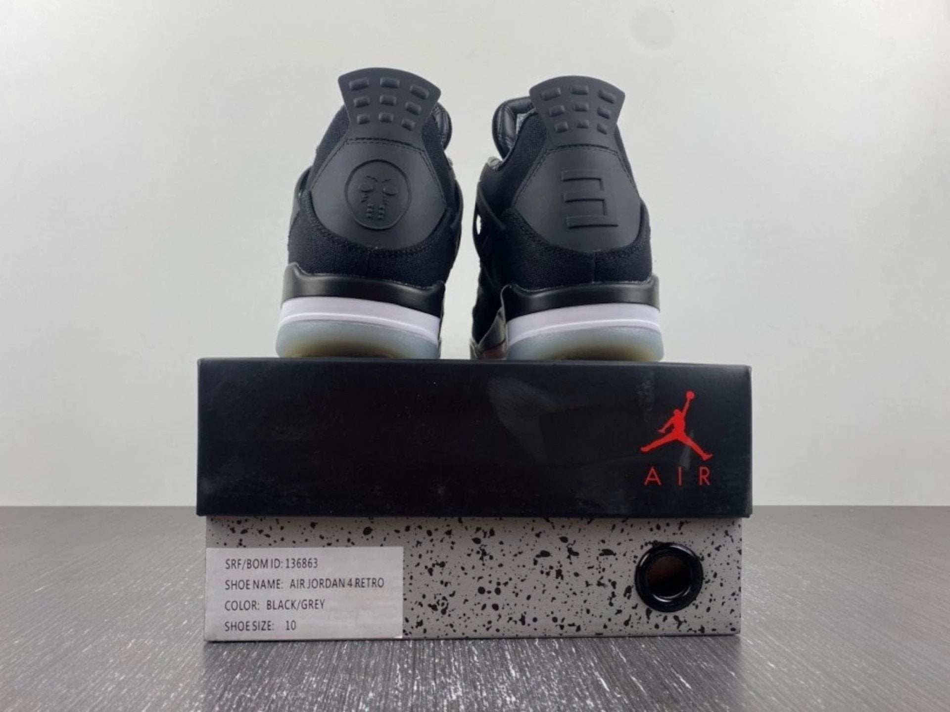 Eminem x Carhartt x Air Jordan 4 Retro 'Black Chrome' by Air Jordan