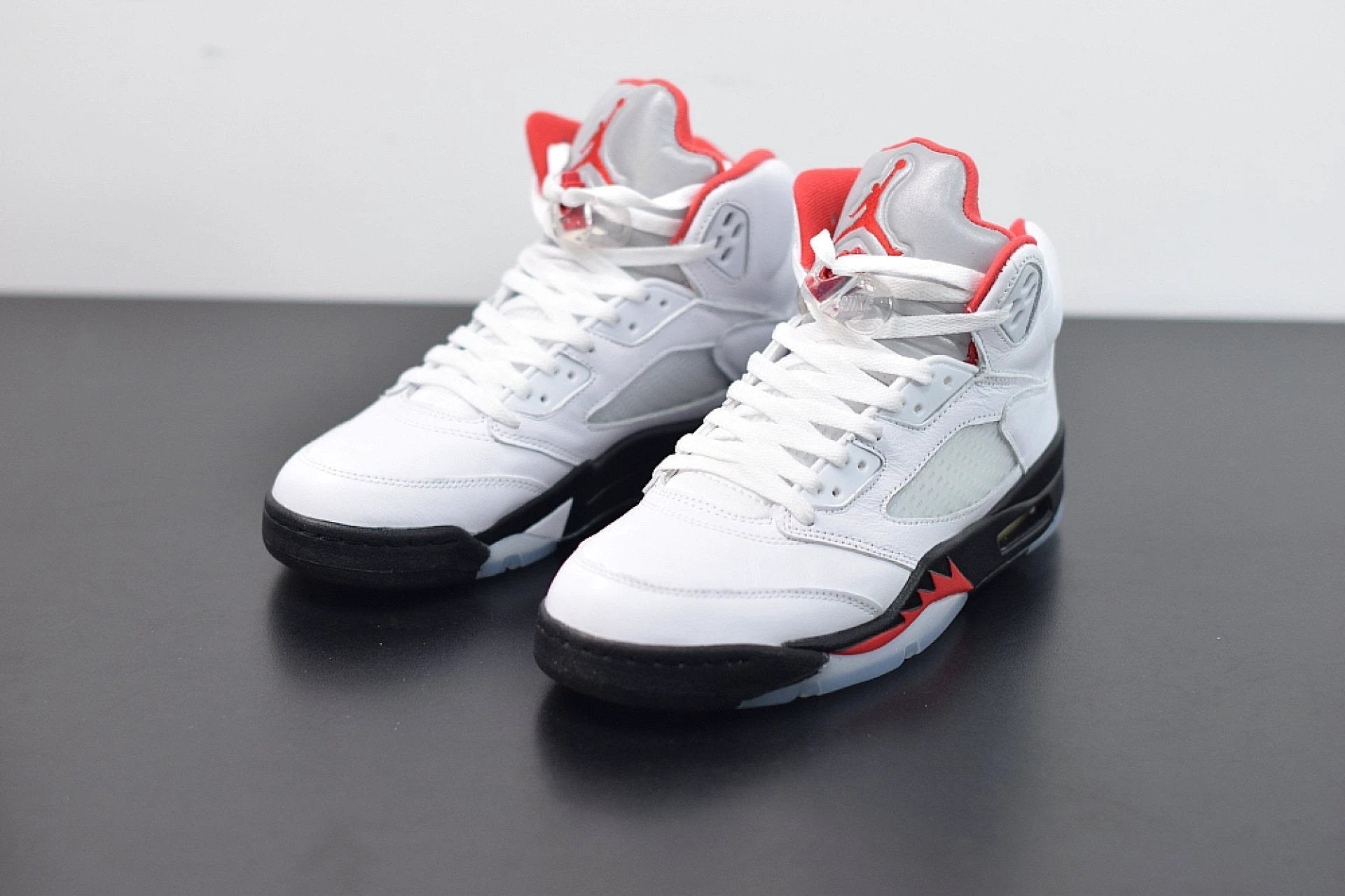Air Jordan 5 Retro Fire Red Silver Tongue by Air Jordan