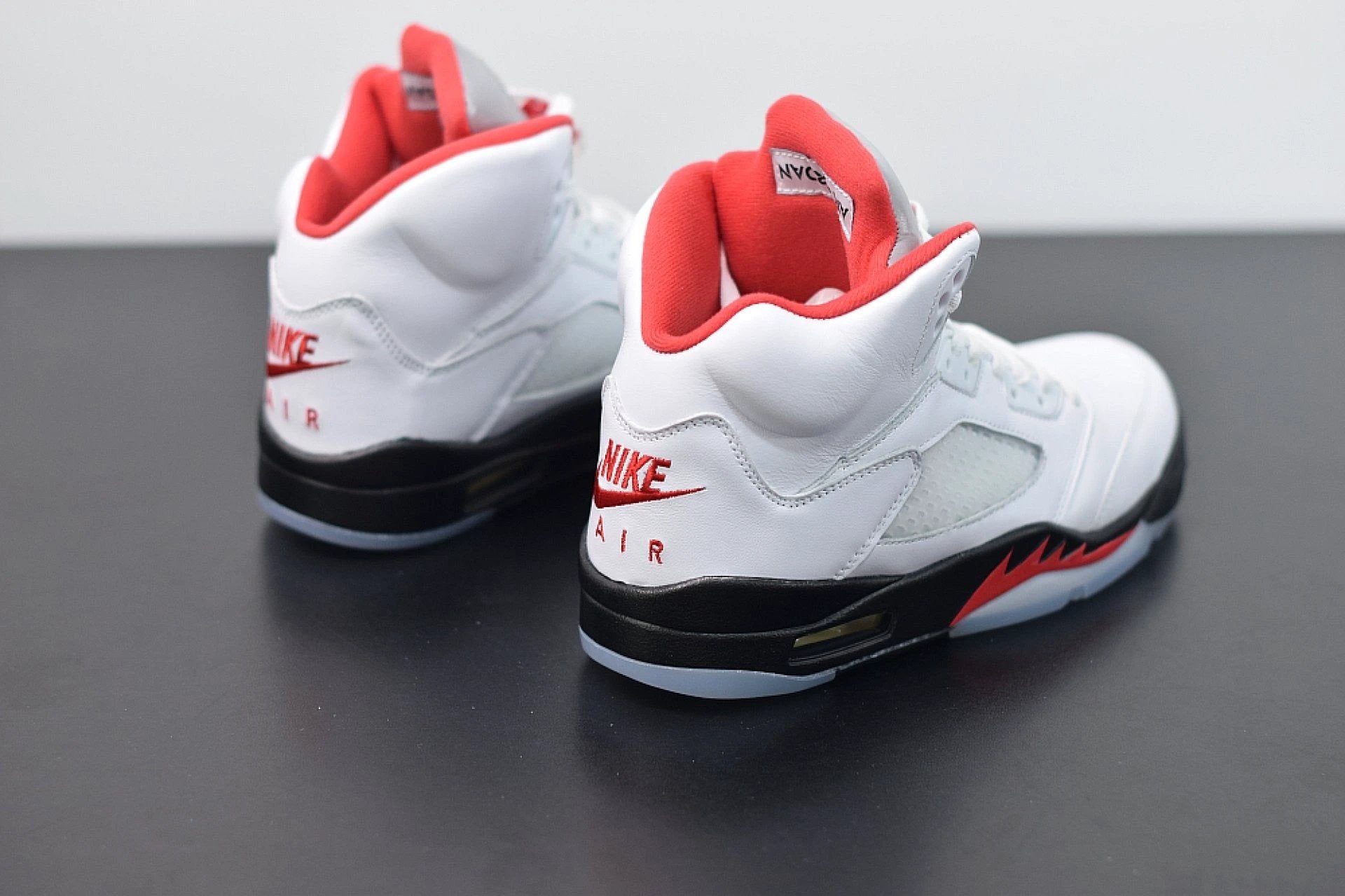 Air Jordan 5 Retro Fire Red Silver Tongue by Air Jordan